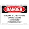 Signmission OSHA Sign, 10" Height, 14" Width, Rigid Plastic, Benzene And 13 Butadiene Cancer Hazard, Landscape OS-DS-P-1014-L-1897 - alternate 1